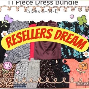 Women’s Dress & Skirt Bundle – 11 Pieces – Sizes Small/Medium/Large ~ Reseller